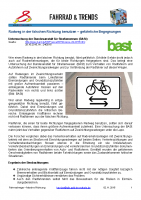 Fahrrad – Linksfahrer