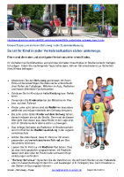 Info Kinder Schulweg-Tipps
