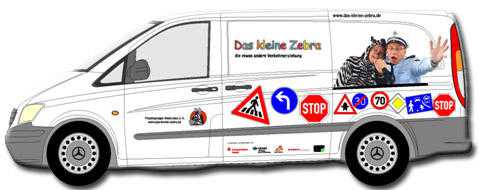 Zebrafahrzeug